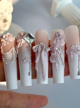 批发纯手工穿戴甲10副起