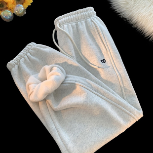 女童春装裤子2025新款春装外穿儿童卫裤小女孩休闲加绒运动裤童装