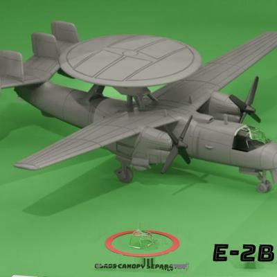 1/72 1/144 1/48 1/64 E-2B HAWKEYE 飞机树脂模型3D打印