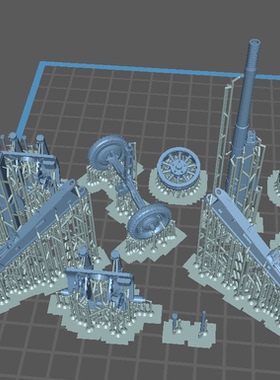 1/72 二战 苏军 ML-20 152mm Howitzer 远程火炮