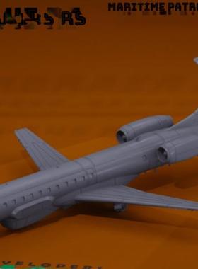 1/72 1/144 1/48 1/64 Embraer ERJ-145 飞机树脂模型3D打印