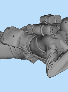 1/72 18 32 87 35 1/30 Type 11 轻机枪兵人模型 树脂 3d模型