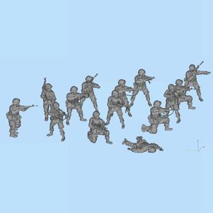 海湾战争 突击士兵 144 美军 德军 100 科索沃 法军