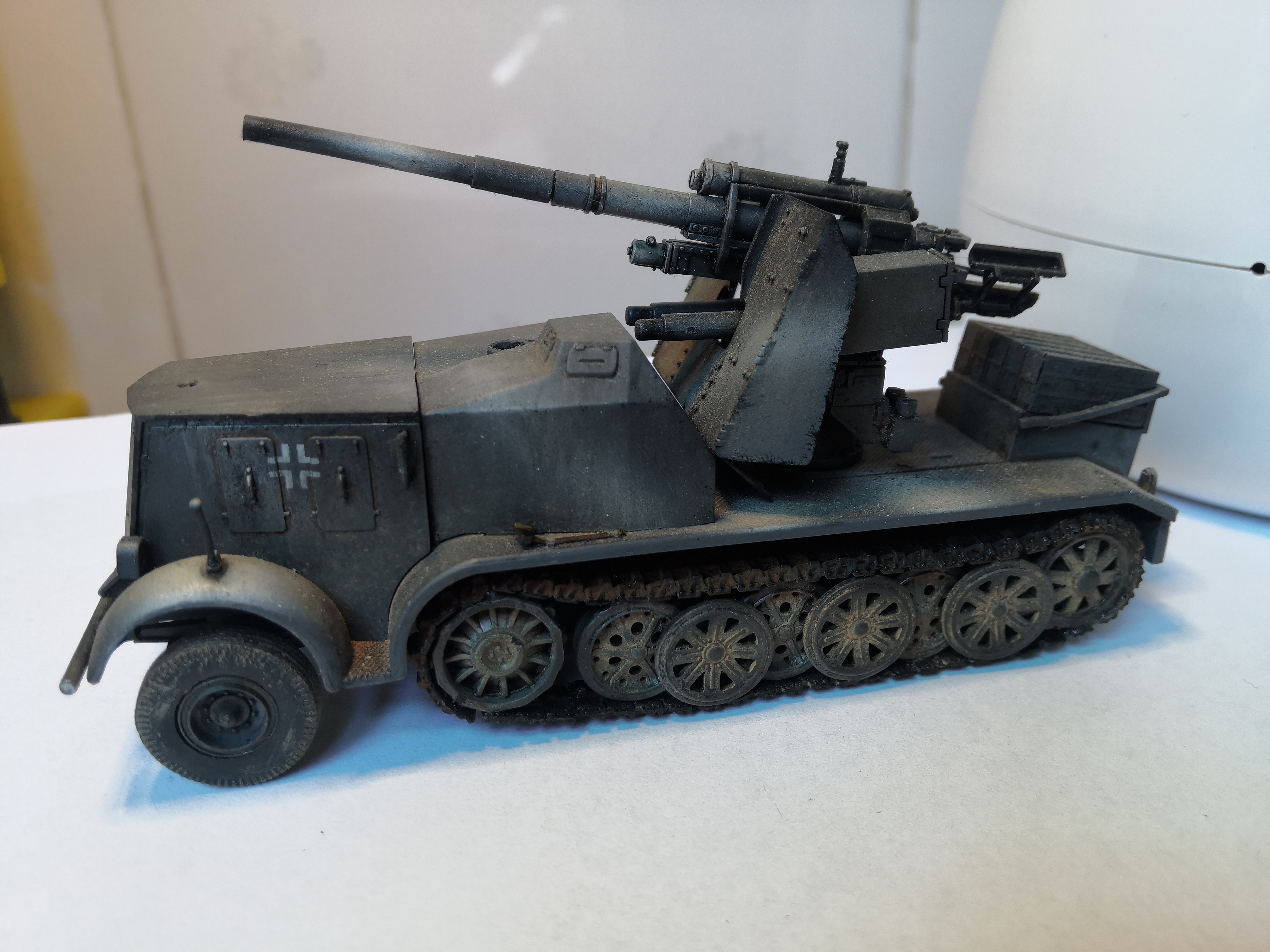 1/72半履带配4D sd kfz 12吨 8吨树脂履带树脂兵人车大灯