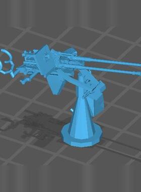 1/35 1/30 1/16 1/18 1/72 U艇 Uboat 潜艇 指挥塔双联机枪模型