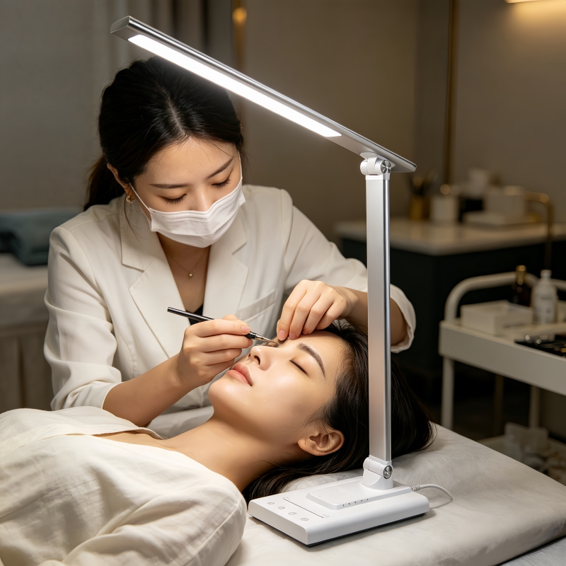 美甲台灯美容纹绣灯嫁接睫毛专用灯超亮充电纹眉超长待机无线充灯