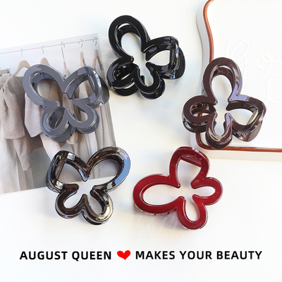 蝴蝶结抓夹后脑勺鲨鱼夹2024年新款网红高级感发卡百搭发夹发饰品