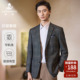 可机洗 休闲西装 浪登复古绅士单西装 男士 免烫格纹西服 秋冬新款