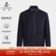 新款 男2026春季 浪登夹克衫 棒球领高端商务行政外套 100%纯羊毛
