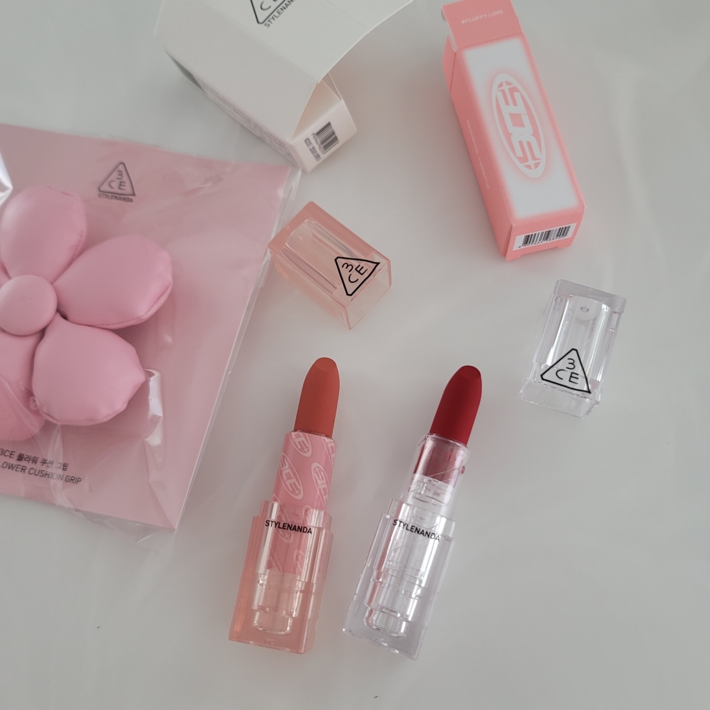 3ce果冻粉柚亚克力口红