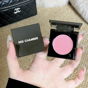 CHAMBER 朱栈 樱花粉RED 嫩回18岁RC腮红膏2.0白绪通透光泽感唇颊