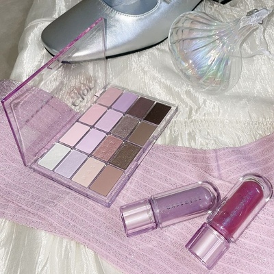 WAKEMAKE韩国哑光珠光眼影盘