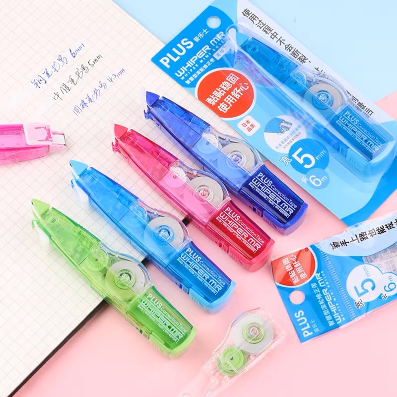 PLUS普乐士透明修正带可换替芯