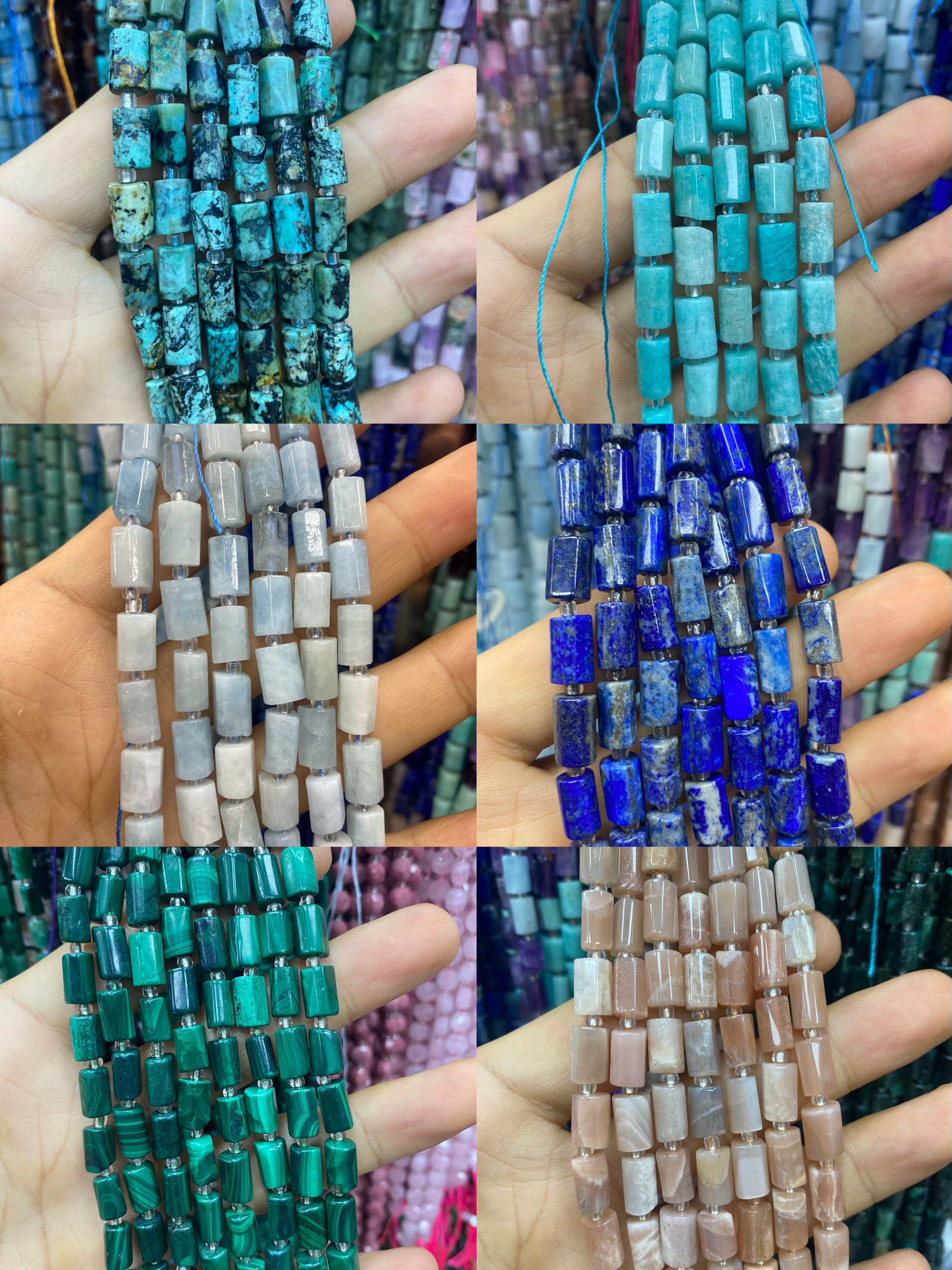 天然水晶加色冰蓝海蓝宝13*18mm长方形半成品散珠diy饰品配件