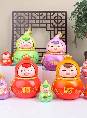 镇店爆款特大福喜葫芦树脂摆件玄关客厅招财纳福装饰高档乔迁礼物