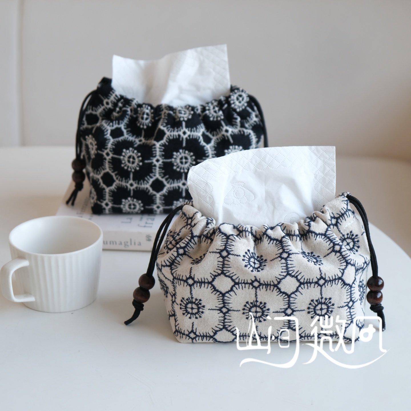 抽绳收纳袋纸巾盒纸巾套化妆包