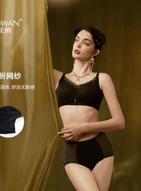 文胸美人计无钢圈内衣黑天鹅养护