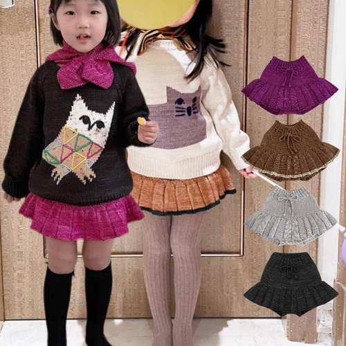MiyaMP经典针织裙裤女童秋冬