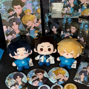 气球暖暖星 全职高手联名往昔系列蓝雨时光娃娃谷子周边10cm 预售