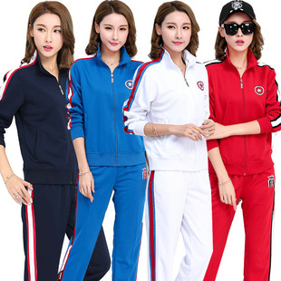 中国梦之队运动服套装春秋季新款长袖男女健身操跳操团体表演训练