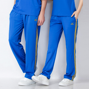 中国梦之队运动裤长裤子春秋男女校服健身跳操两条杠初中高中学生