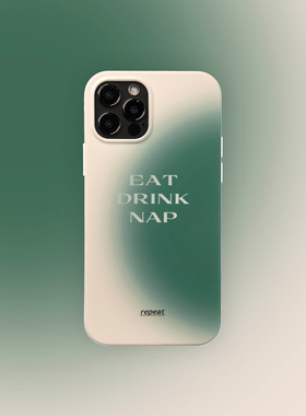 亲肤手感渐变绿iPhone13Pro苹果12mini手机壳X光面MAX软保护套11R