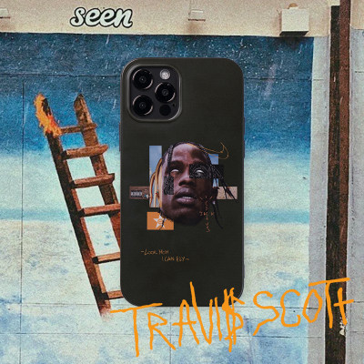 TravisScott橄榄绿iPhone12Pro苹果11mini手机壳Xs磨砂MAX保护套R