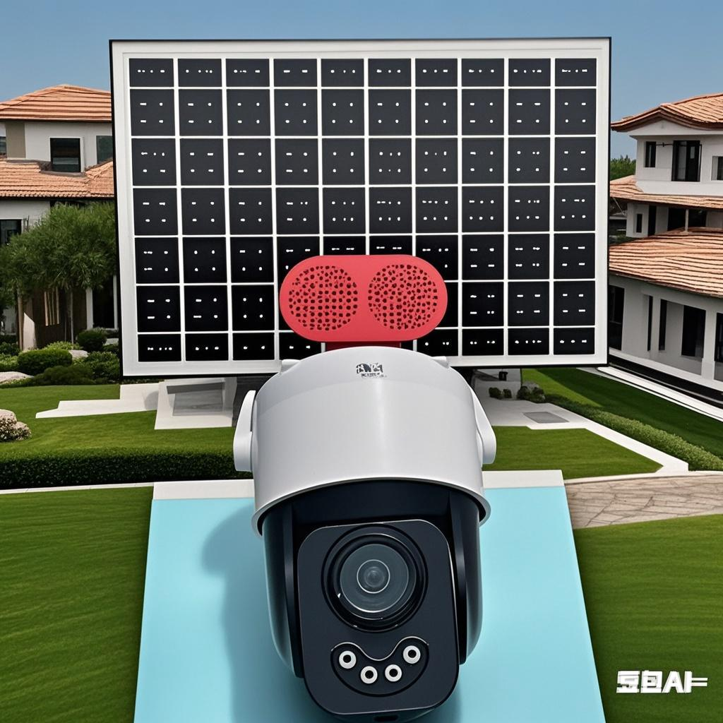 太阳能监控器摄像头夜视无光全彩家用远程4G无线室外无电无网