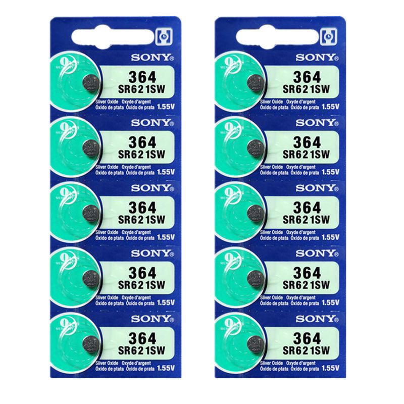 SONY索尼SR621SW/364手表纽扣电池电子364a/AG1/LR621/L621石英表
