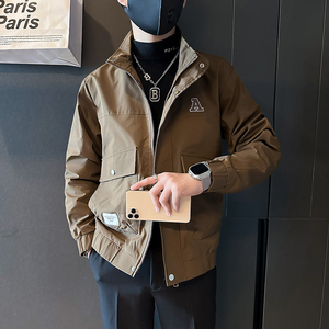秋季男士工装外套夹克上衣修身社会小伙高级感B323-JK04-P98图片