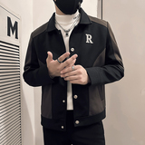 高品质有垫肩社会小伙外套男高级感痞帅夹克B323-JK09-P88控128，男装夹克，星座301C（原B323）