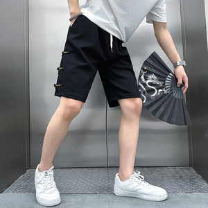 B323-DK11-P48控68社会小伙休闲短裤店主风男风流行五分裤图片