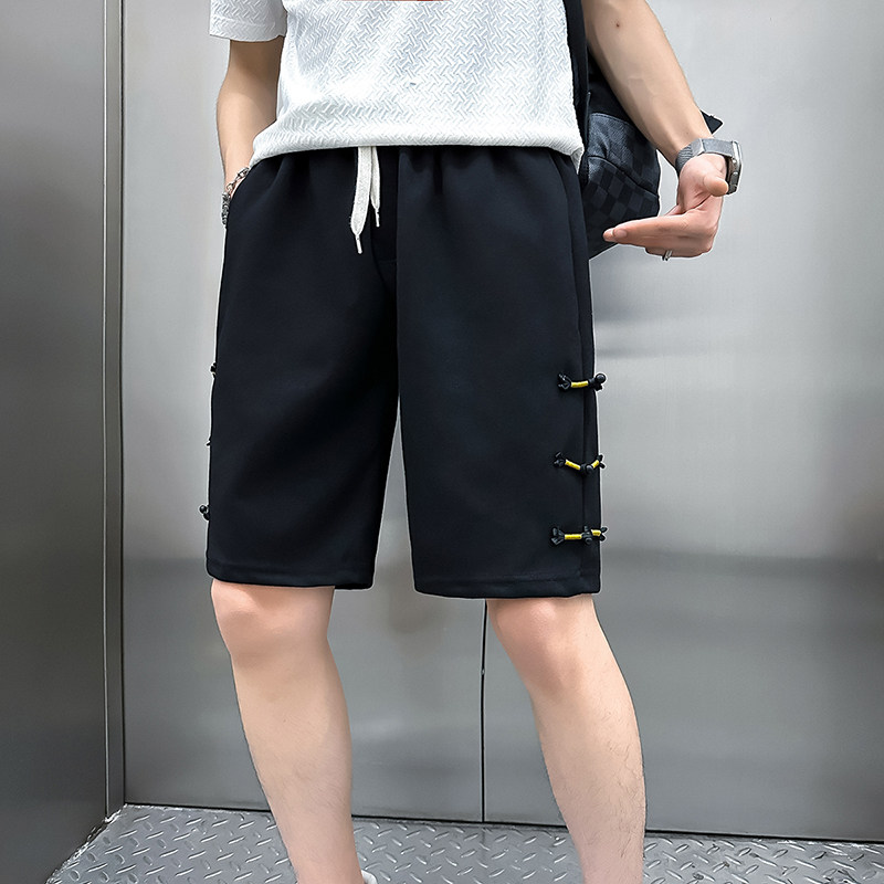 B323-DK11-P48控68社会小伙休闲短裤店主风男风流行五分裤,男装牛仔裤,星座301C（原B323）