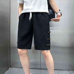 B323-DK11-P48控68社会小伙休闲短裤店主风男风流行五分裤图片