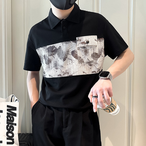 短袖男款polo衫2025夏季新款高级感社会小伙店主风B323-PL18-P55图片