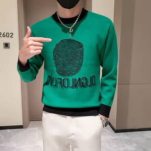 两面穿毛衣男潮牌高级感超好看圆领加厚秋款款流行 两色 M21-P78图片