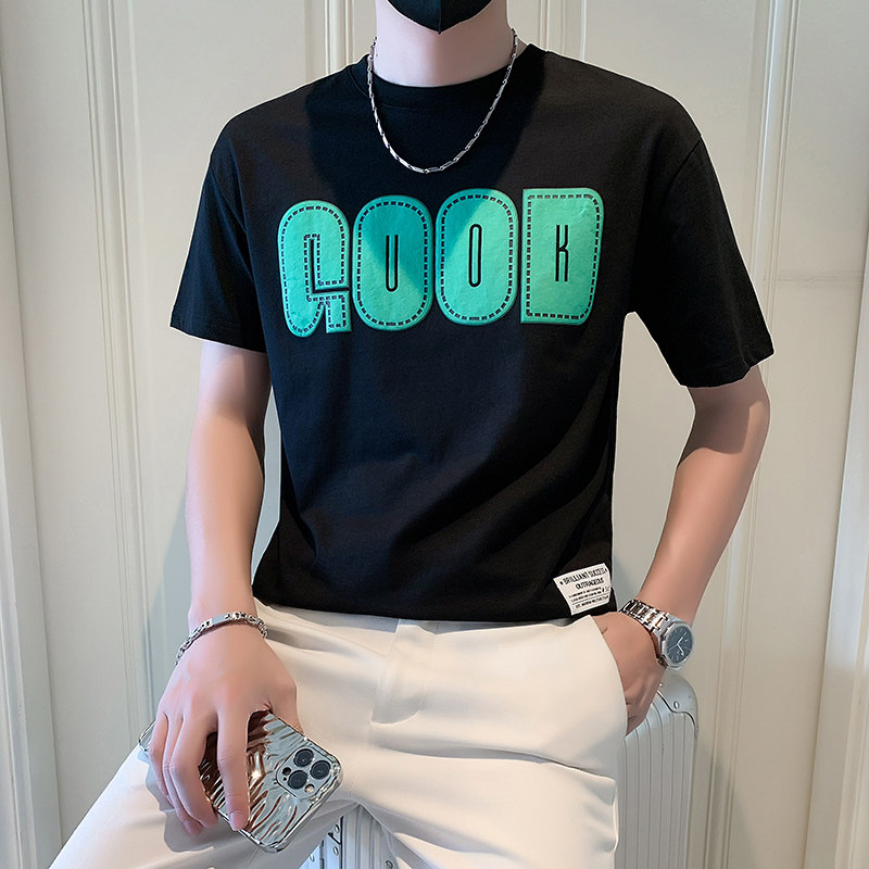 2025新款潮牌社会小伙短袖T恤good字母印花 B323-DT01-特P38 控58图片