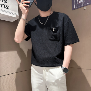 B323-DT70-P48控68社会小伙短袖T恤男店主风潮流百搭半袖衣服图片