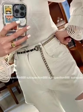 欧美腰链重工中古狮子镀金