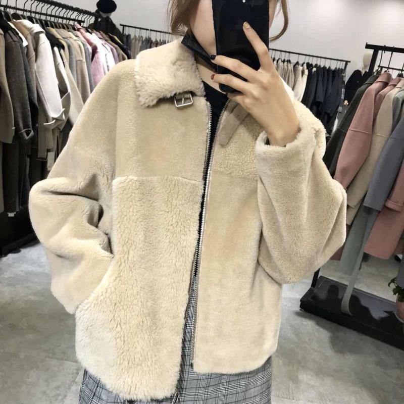 ¸ßÆ·ÖÊÆ¤²Ý Å·ÖÞÕ¾18¶¬×°ÐÂÆ·Æ¤Ã«Ò»Ìå ÆøÖÊ¿îÑò¼ôÈÞ´óÒ¶̿îÍâÌ×