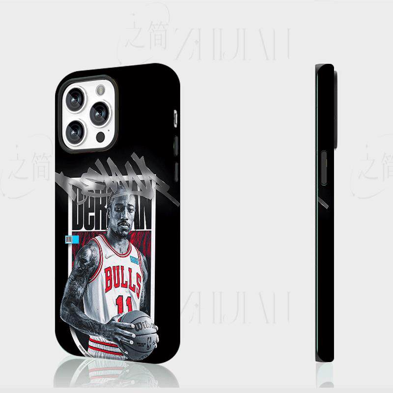 德罗赞公牛图磨砂磁吸手机壳大孔亮面硬壳适用苹果iphone18promax华为PURAXVIEWVIVOY300PRO小米15PRO