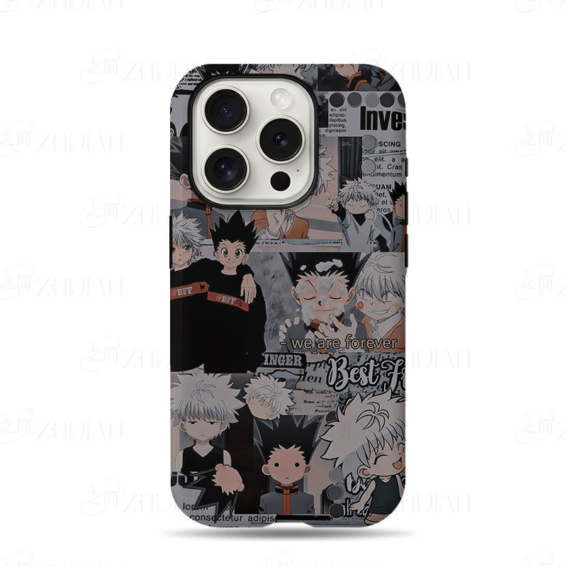 小杰奇犽磨砂磁吸手机壳大孔亮面硬壳适用苹果iphone18promax华为PURAXVIEWIQOO15ULTRA华为MATE60PRO