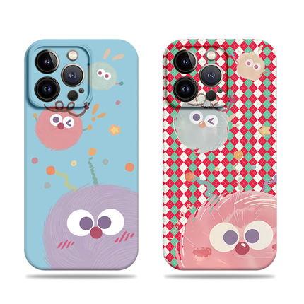 苹果17promax三只煤球菲林情侣手机壳适用苹果华为荣耀MAGIC7PROVIVOY300TVIVOY77EP60ART红米NOTE15PROPLUS