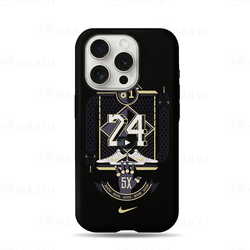 科比81分磨砂磁吸手机壳大孔亮面硬壳适用苹果iphone18promax华为PURAXVIEW华为NOVA7PRO红米K90PROMAX