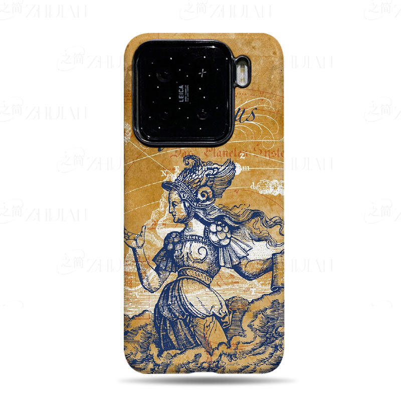 复古水瓶座星图磨砂磁吸手机壳大孔亮面硬壳适用苹果iphone18promax华为PURAXVIEW1加ACE3VIQOONEO11