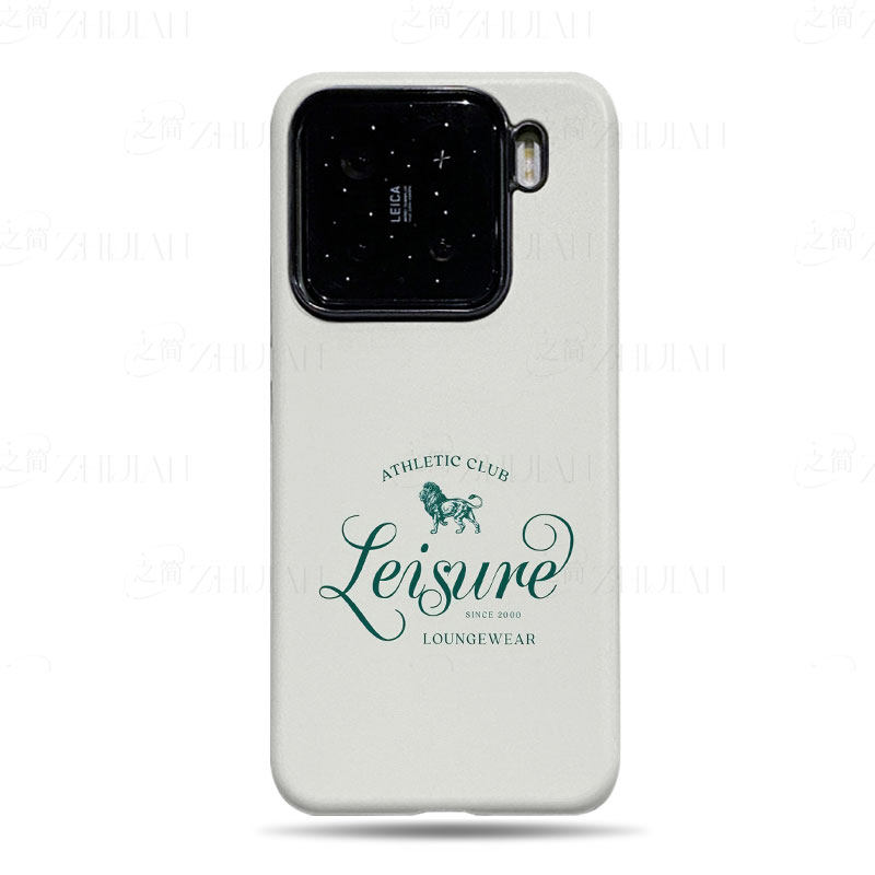 狮标休闲服饰磨砂磁吸手机壳大孔亮面硬壳适用苹果iphone18promax华为PURAXVIEWVIVOX200S红米K60E