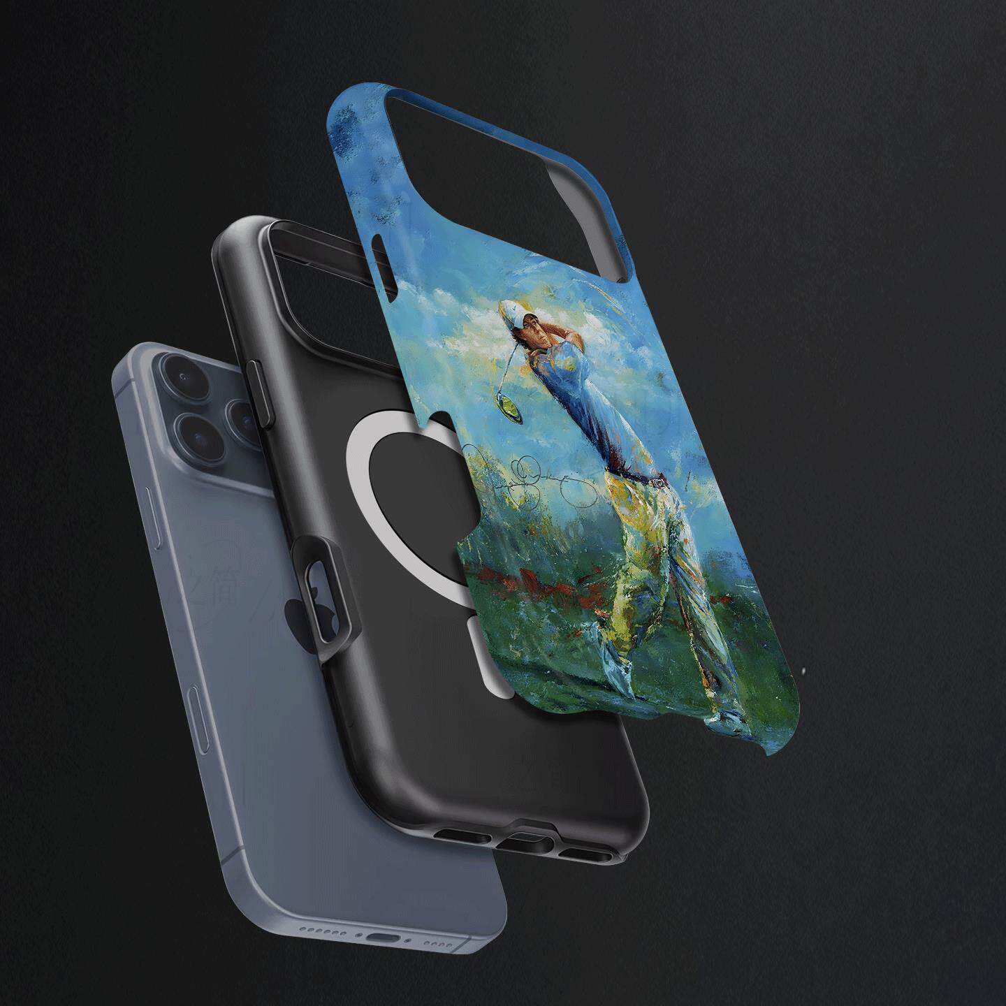 麦克罗伊挥杆硬壳磨砂磁吸手机壳适用苹果iphone17promax华为荣耀MAGIC8PROFINDX8至尊小米17PROMAX小米14pro
