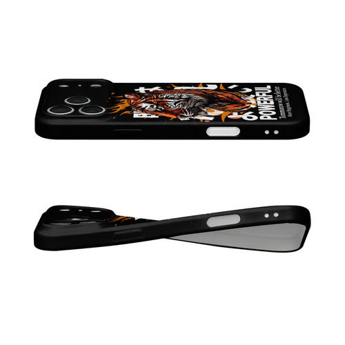 潮流老虎磨砂磁吸手机壳大孔亮面硬壳适用苹果iphone18promax华为PURAXVIEWIQOO131加ACE2PRO