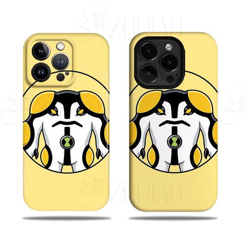 Ben10轰天雷磨砂磁吸手机壳大孔亮面硬壳适用苹果iphone18promax华为PURAXVIEW1加ACE2V荣耀80SE