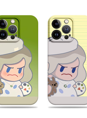 苹果17promax怒宝萌宠菲林情侣手机壳适用苹果华为NOVA12PRO红米K60E一加ACE5ProNOVA13FINDX7ULTRA